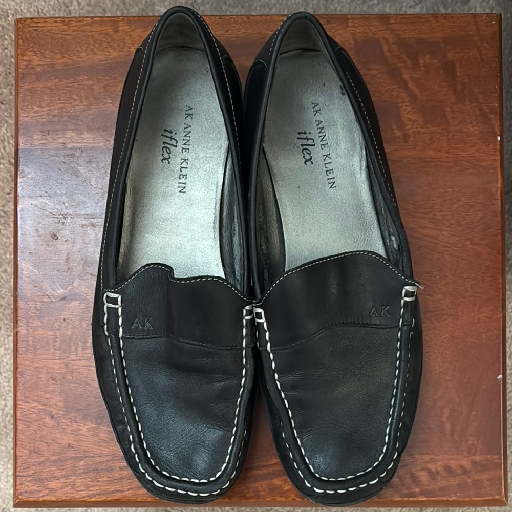Anne Klein Leather Loafer 8.5